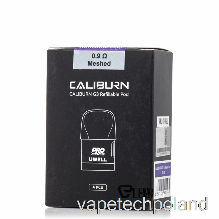 Sklep Vape Warszawa Uwell Caliburn G3 Zamienne Kapsuły 0.9ohm Caliburn G3 Strąki